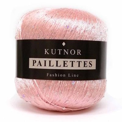 Пряжа KUTNOR Paillettes (044) 100% Полиамид 50гр, 360м